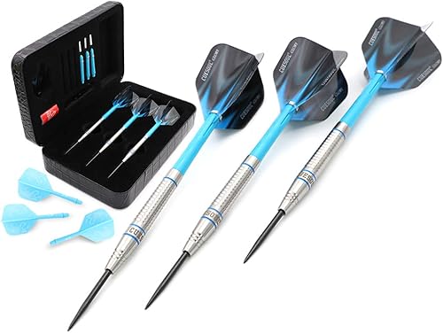 Miniatura 16 de CUESOUL Professional Tungsten Steel Tip Dart Set 85% Tungsten 22g/24g/26g-Glory Series