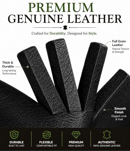 Image of Men's Genuine Leather Belt for Men | Black,Brown