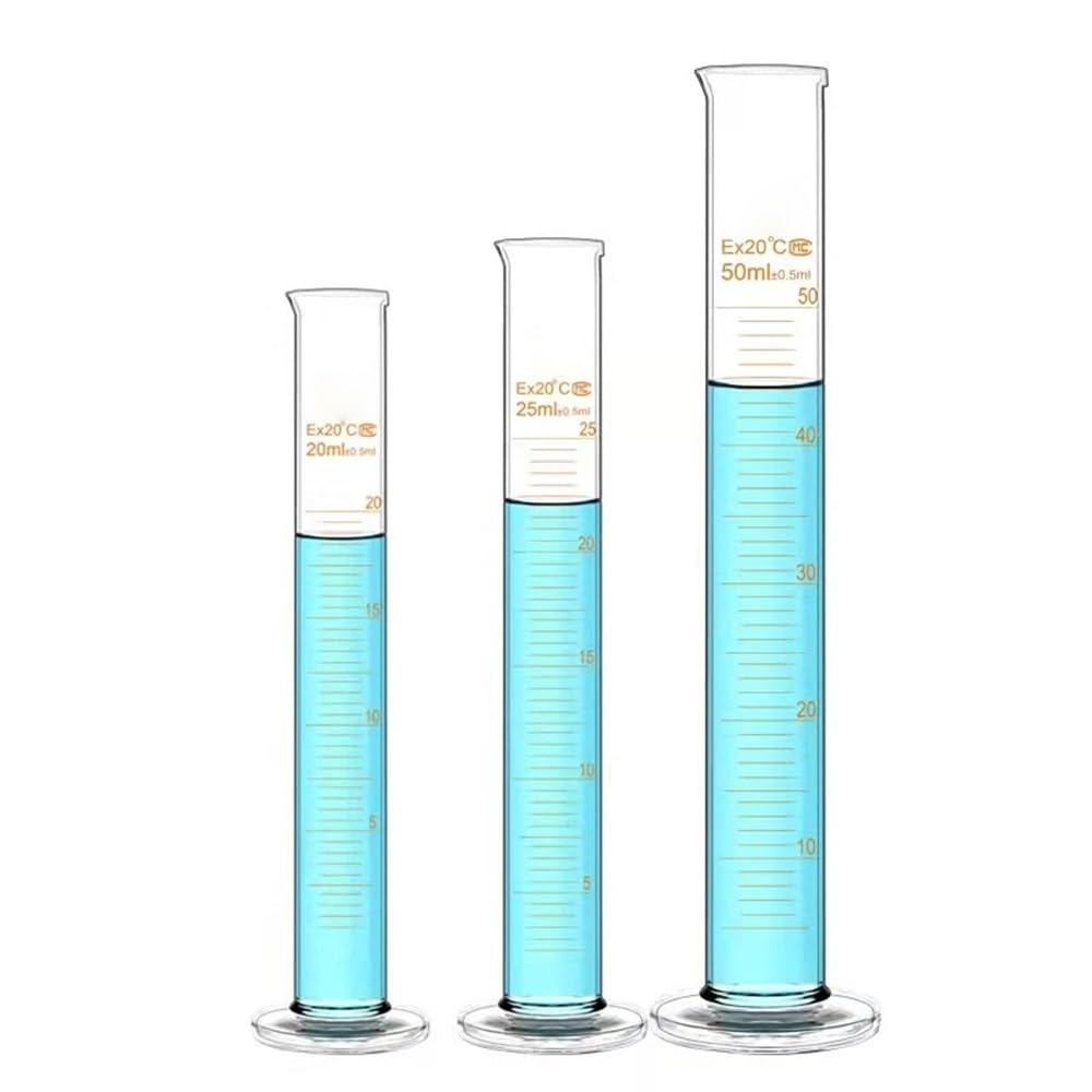 10 ml – 1000 ml cylinder pomiarowy ze szkła z linią skali do laboratorium (1000 ml 1 szt.)