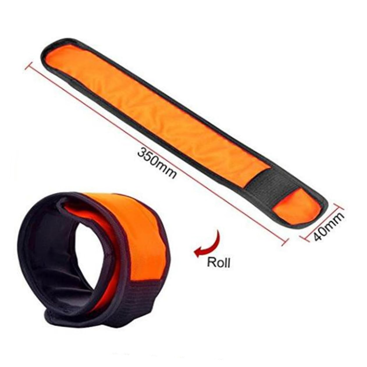 INOOMP 12 Pièces Bandes De Poignet Bracelet LED De Sécurité Brassard De Claque LED Brassard De Sécurité Brassard Réfléchissant De Sécurité Bande De Cheville LED Accessoires