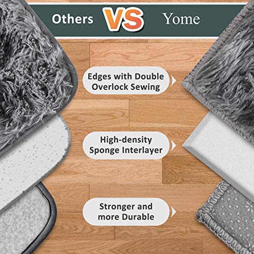 image for Yome Machine Washable Area Rug, Fuzzy Soft Carpet with Durable Edges, 