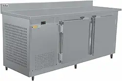 Balcão Refrigerado de Encosto RF-038 Frilux - Ar Forçado Revestimento em Aço Inox +2º a +7ºC 220V