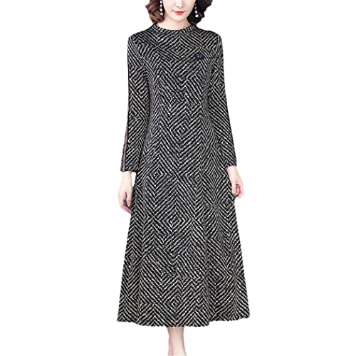Robe longue en tricot pour vos sorties urbaines et soirées d'hiver