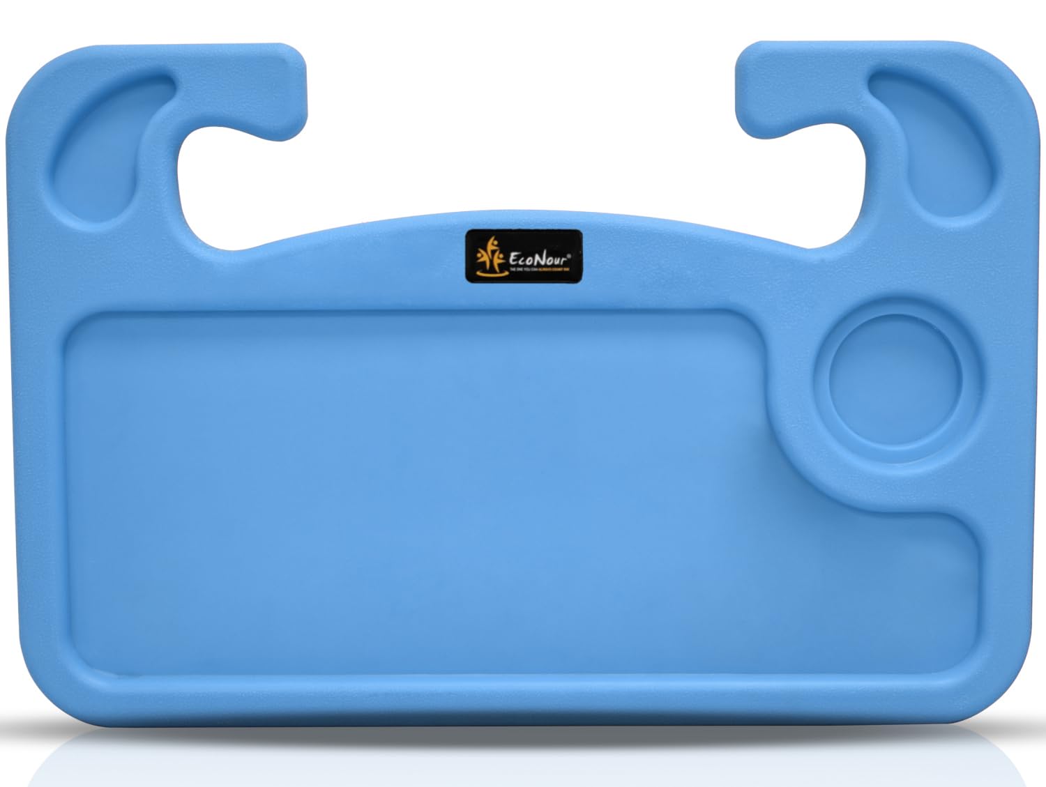 EcoNour 2 in 1 Car Steering Wheel Tray (Blue) | Car Tray for Laptop