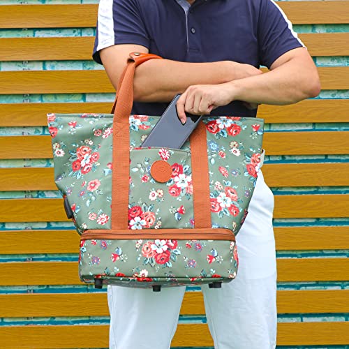 TOURBON Deluex Beach Travel Totes Borsa per le