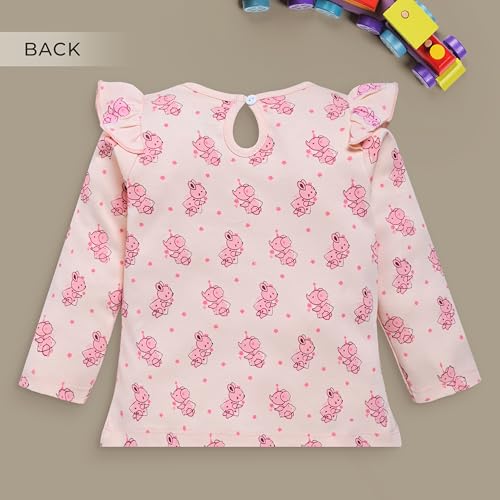 Image of LuvLap Baby Girls 100% Cotton Full Sleeve Girls Top, Pack of 02