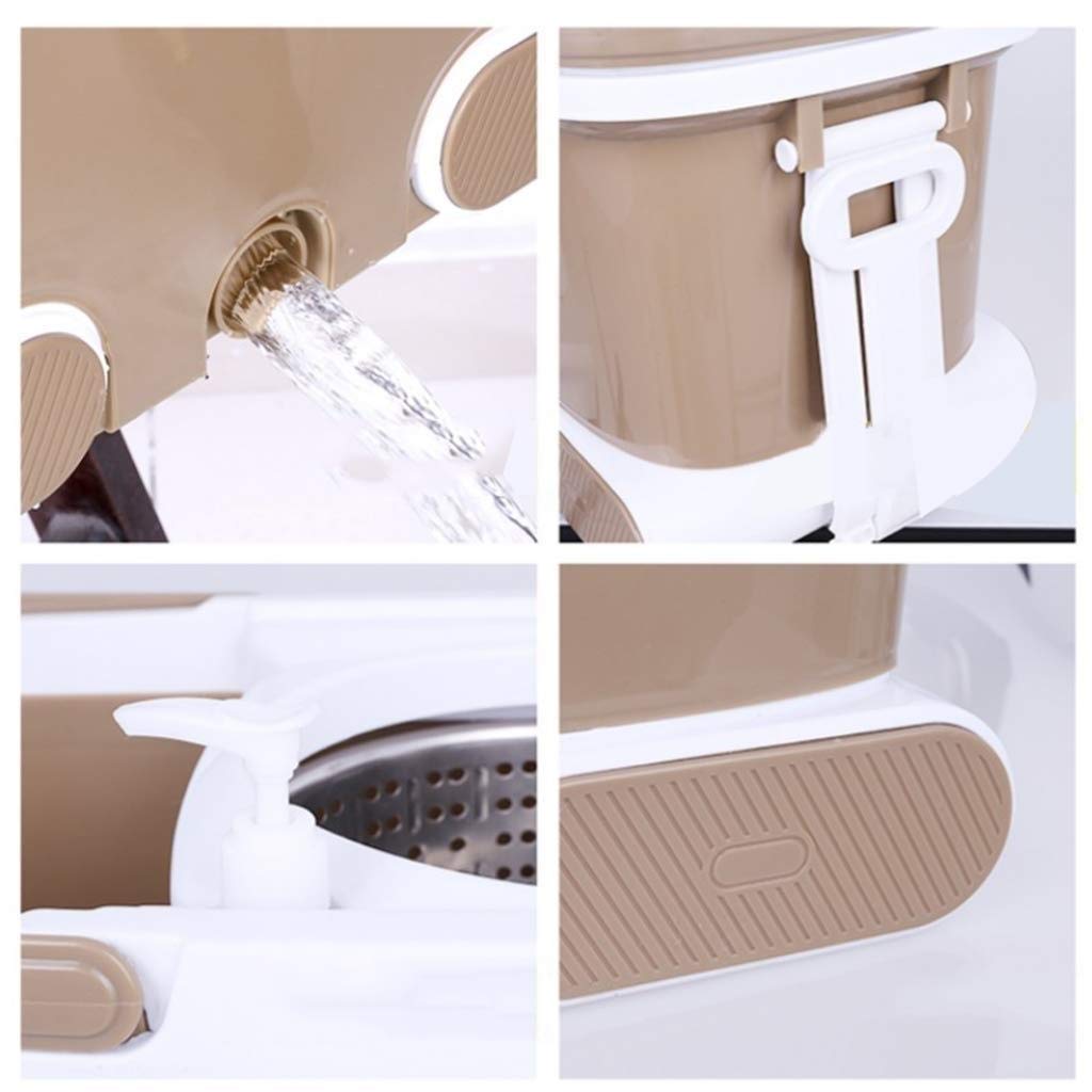 Mopa de microfibra para limpieza de suelos, almohadillas lavables, perfectas para madera dura, laminados y azulejos con acolchado suave y asas, adecuadas para madera, paredes, cocinas (color: B) (B)