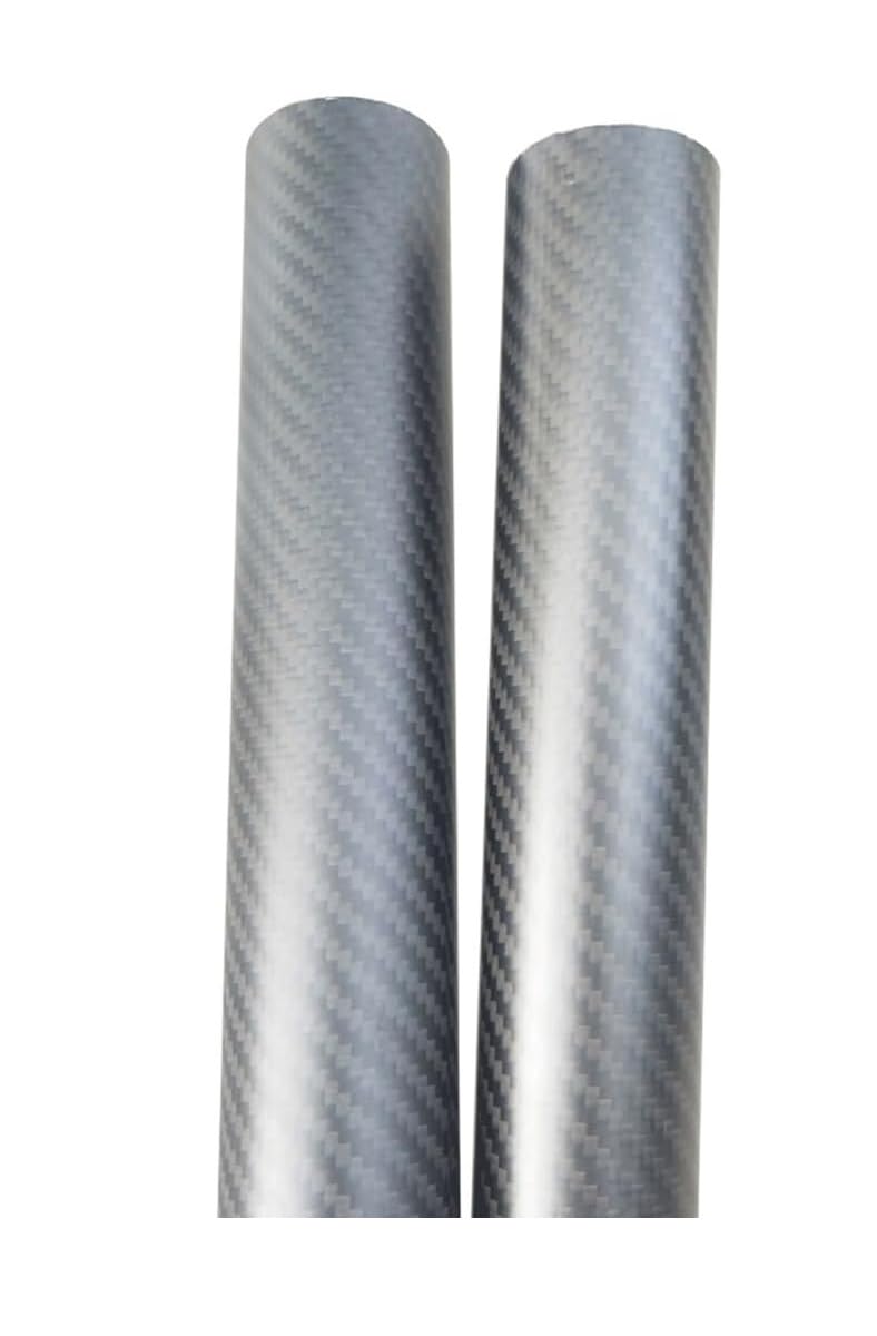Tubos de fibra de carbono Twill Matte 3K, 2 piezas