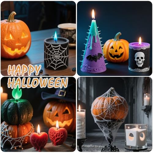 Aufien Arena para Velas con Mechas 21.4 Oz Verde Oscuro miniatura 5