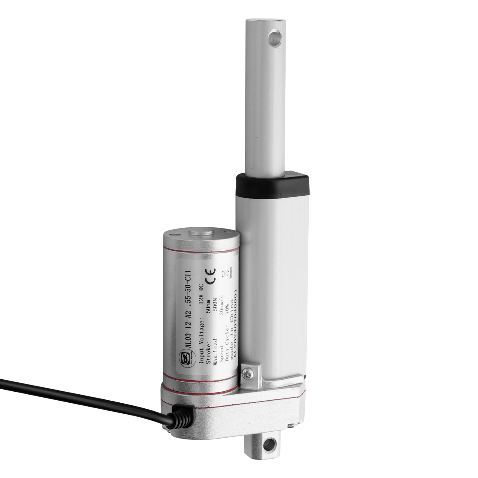 EYPINS Linearmotor 12V, 100MM Linear Actuator 750N 160lbs Linearantrieb Linearmotor Verstellantrieb Stroke Length Antrieb Heavy Duty Toröffner für