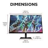 HP OMEN 27s Gaming Monitor | 27'' FHD IPS 240hz | Gaming Console Compatible | 2x HDMI 2.0 | 1x DisplayPort 1.4 | AMD FreeSync Premium | Dual speakers | Tilt Pivot & height adjustments | VESA Mountable - Image 9