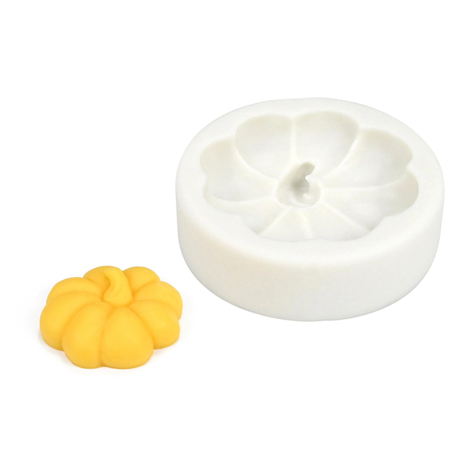 carotoe Kitchen Tool Silicone Candy Cast Set for Baking Handicrafts Food Grade Substance Meet Pumpkin Designs Multiple Functional Dessert Making Addition Compact Storage Baking Molds