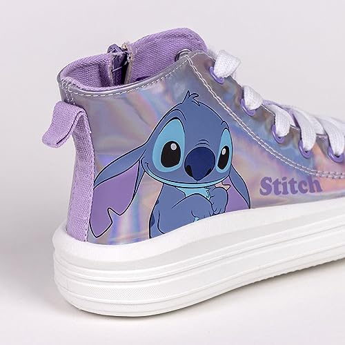 Disney Unisex Stitch High Top Trainers2