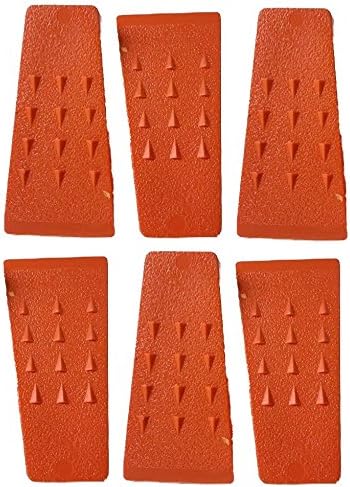Timber Savage 5.5 Inch Barbed Felling Wedge Chain Saw Logging Supplies Set of 6
