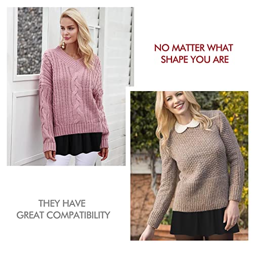 TAGVO Regolabile Layering Falso Top Lower Sweep 2