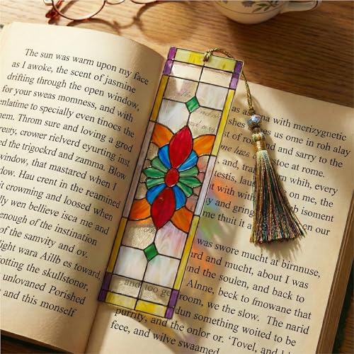 Image of The Crafthives Mandala Glass Painting Kit | DIY Stained Glass Mandala Art Set with Acrylic Frames, Colours, Brushes & Outliner | Creative Glass Painting Craft Kit for Kids Beginners Adults