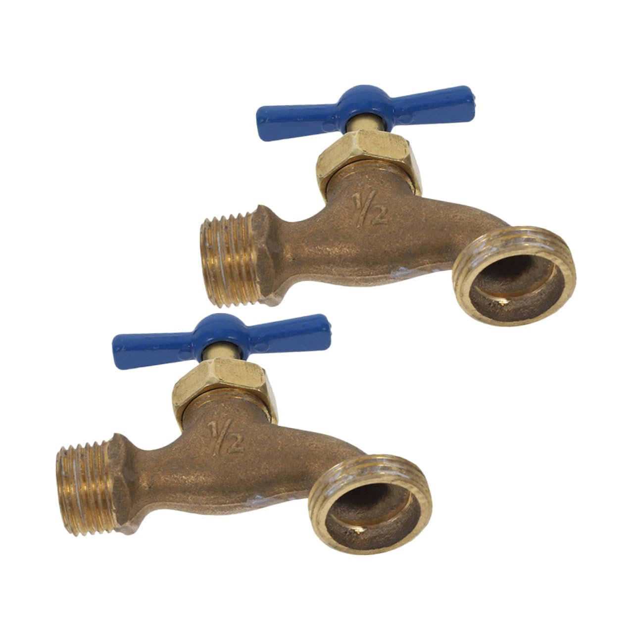 SUPVOX 5 Juegos Conector De La Manguera Conector De Grifo Manejar Rápido Para Manguera De Jardín Equipo Cable Unión De Exterior Boquilla Latón 2 Piezas * 5