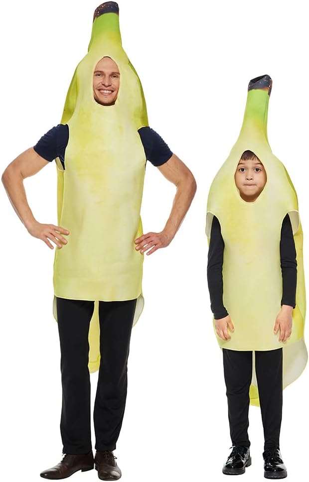 Kid's Sponge Banana Costume Halloween Food Fruit Fun Cosplay Costume - Image 3