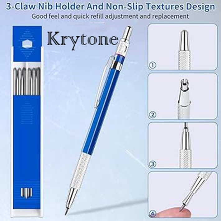 Image of KRYTONE.fx 2.0Mm Mechanical Pencil With 12 Leads|Black