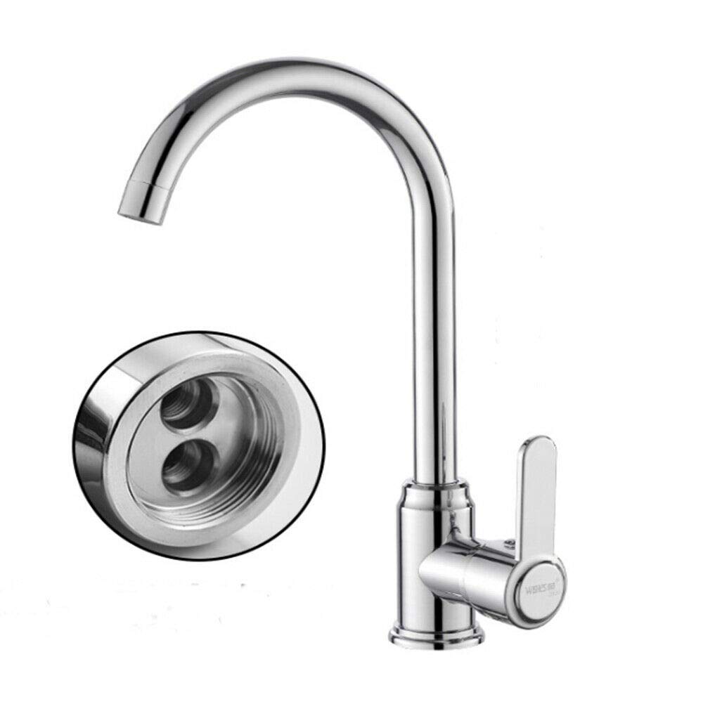 Robinet de cuisine rotatif pour évier familial chaud et froid