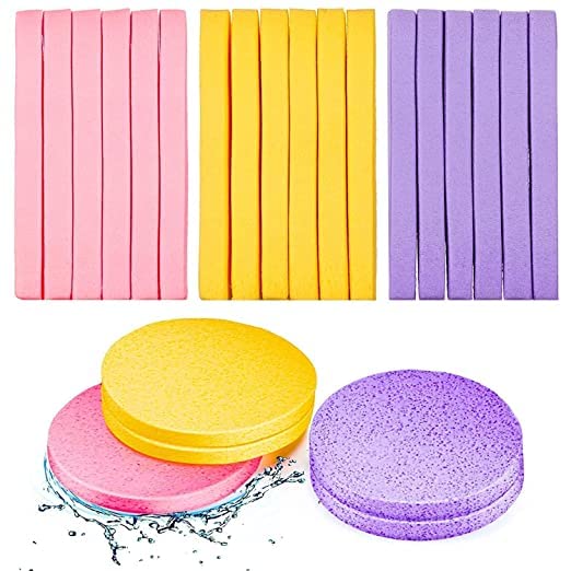 Techno Savvy Water Sponge Magical Stick Face Cleaning Puff Sponge Stick