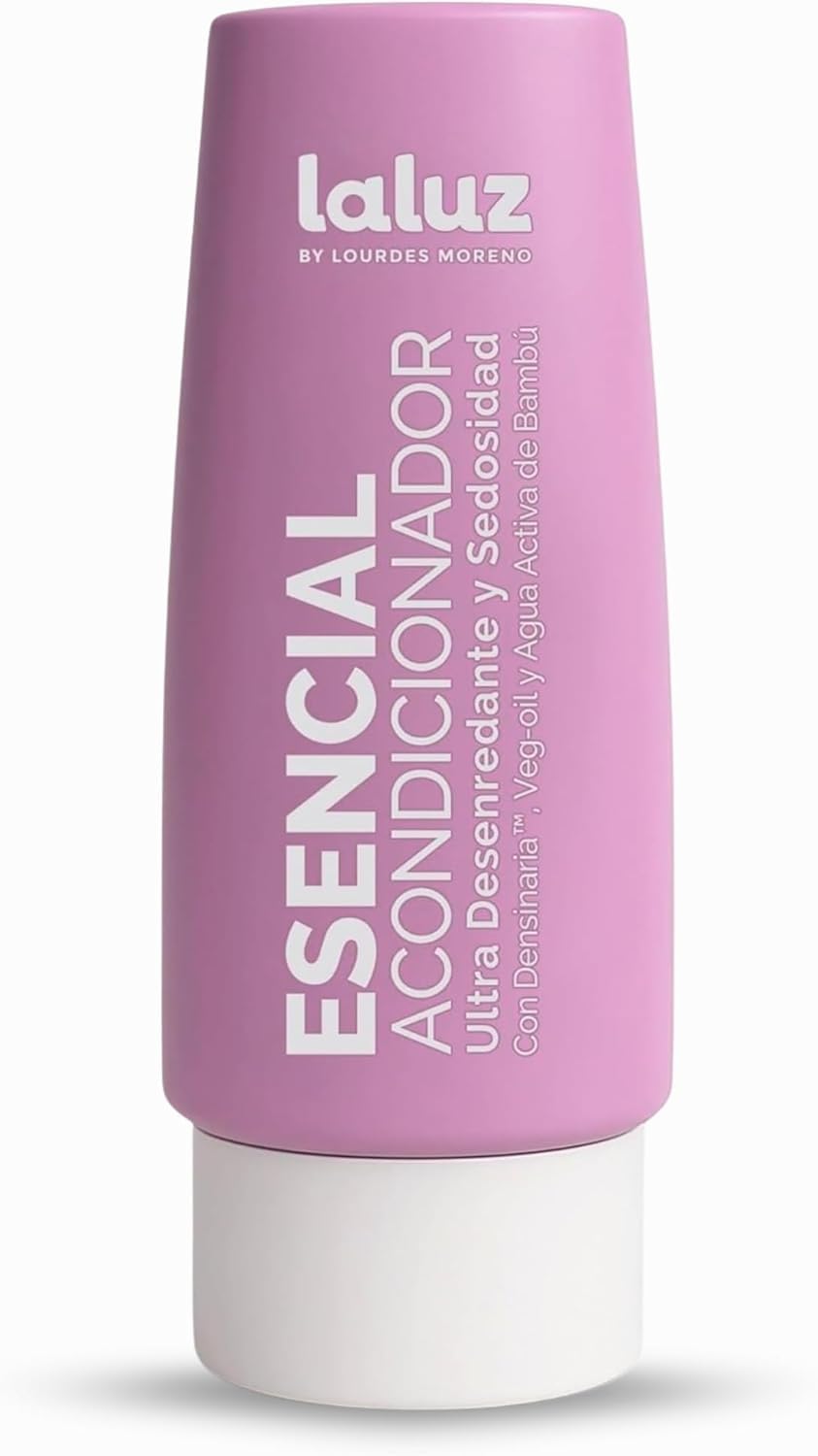 LaLuz by Lourdes Moreno | Esencial Acondicionador Capilar Diario | Desenreda, Hidrata y Aporta Elasticidad Sin Aplastar | Con Densinaria y Agua de Bambú | Cabello Suave, Suelto y Manejable | 250 ml