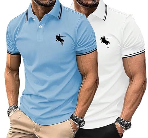 Image of Lymio Polo T Shirt for Men || T Shirt for Man || Collar T Shirt Style Men (Packs Also Available) (Polo-18-21)