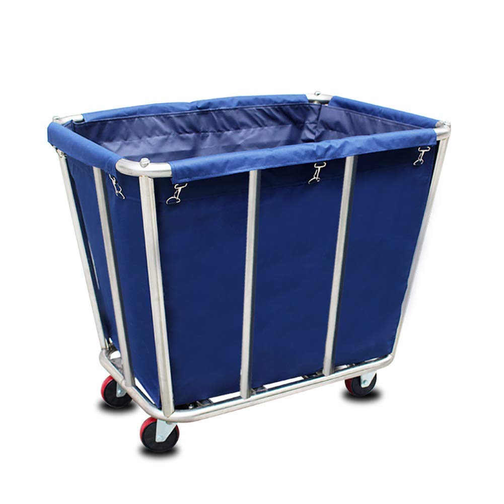 Carro de Almacenamiento móvil para carretillas de Mano, Carro móvil para Ropa Blanca de Cocina para Hotel/vestíbulo, Carro de Recogida Desmontable, Carro Universal para s