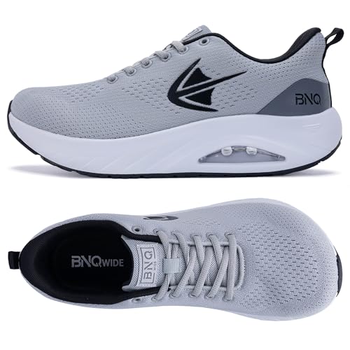 MEHOTO Wide Toe Box Shoes for Men Tennis Running Sneakers Arch Support Athletic Walking Shoes for Gym Jogging Sports Outdoor US 7-13