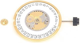Wosieue Movement 955.112 ETA955.112 955112 Quartz Movement with Calendar Board High Precise Mechanical Movement, gold