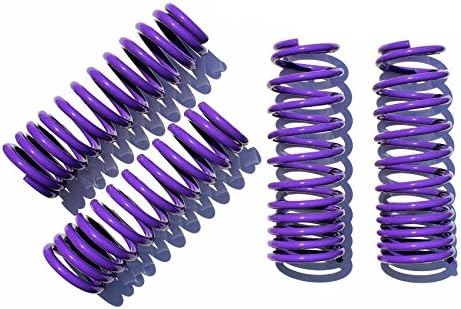 ZX Purple Lowering Springs Compatible For 2015+ Mustang 1.7F/1.8R