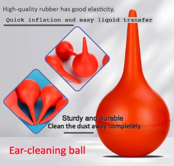 2Pcs Red Ear-Cleaning Ball Cleaning Tools for Removing dust from Watches Duster Ball Absorbent Ball image 4