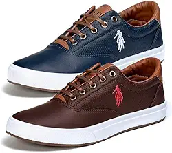 Kit 2 Tenis Masculino Polo Casual Sapatenis Dia a Dia