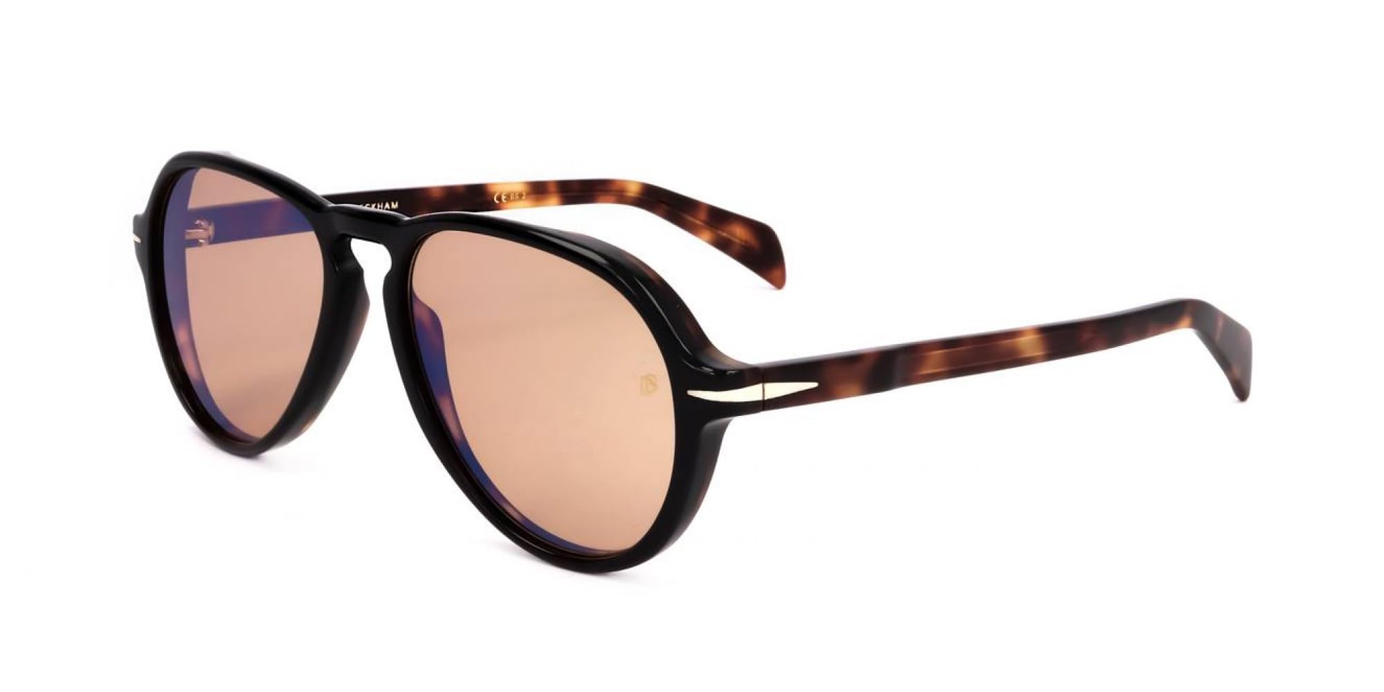 David Beckham Occhiali da Sole DB 7079/S Black havana 55/17/145 Uomo
