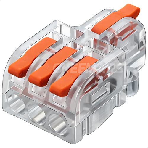 Conectores de cable eléctrico mini y bloques de terminales de 4 a 10 vías para empalmes de bricolaje 1