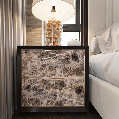 Image of Wide Marble Granite Peel and Stick Wallpaper Contact Paper for Countertops