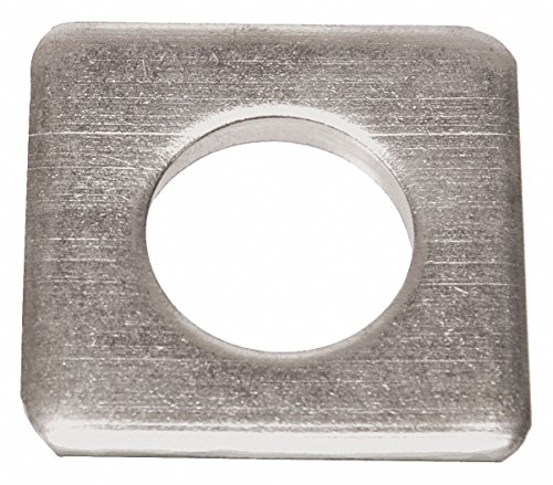 Fits Bolt Sizes 5/8 in,Square Washer, Steel 11/16 in Inside Dia. 1/4 in Thickness-2040012281