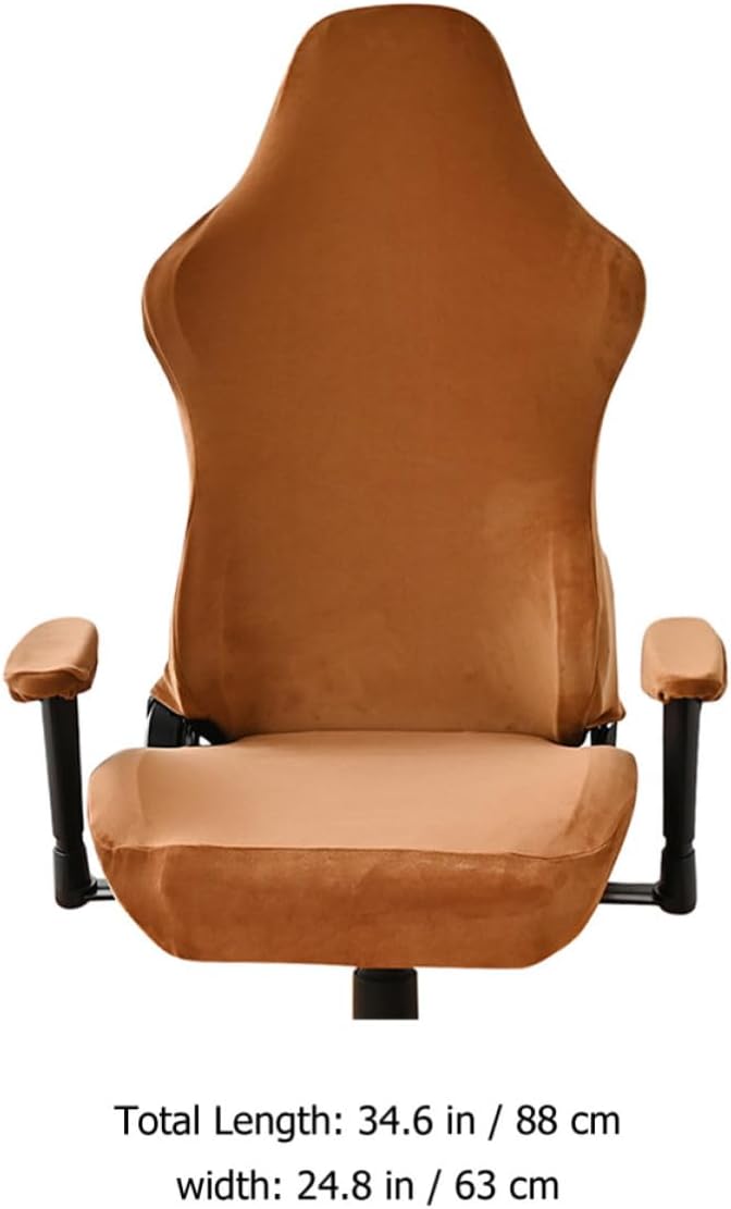 Garneck Stretchable Armrest Cover for Computer and Swivel Chairs Elastic Polyester Chair Cover with Easy Installation for Office and Home Use