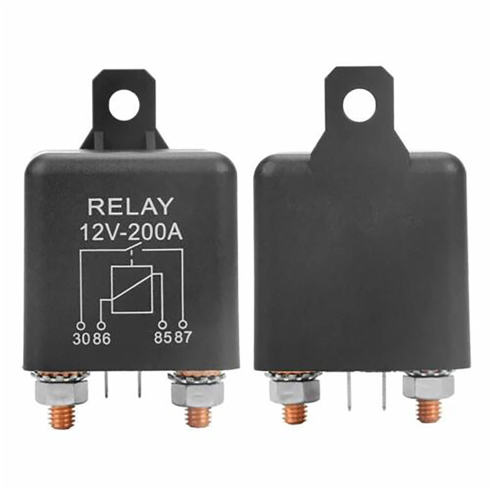 Relais de batterie 12V 200A commutateur isolateur universel à 4 broches auto