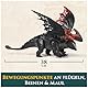 Dreamworks How to Train your Dragon, Actionfiguren-Set mit Roter Tod-Drachenfigur und kleinem Ohnezahn, Spielzeug für Kinder ab 4 Jahren, Rot