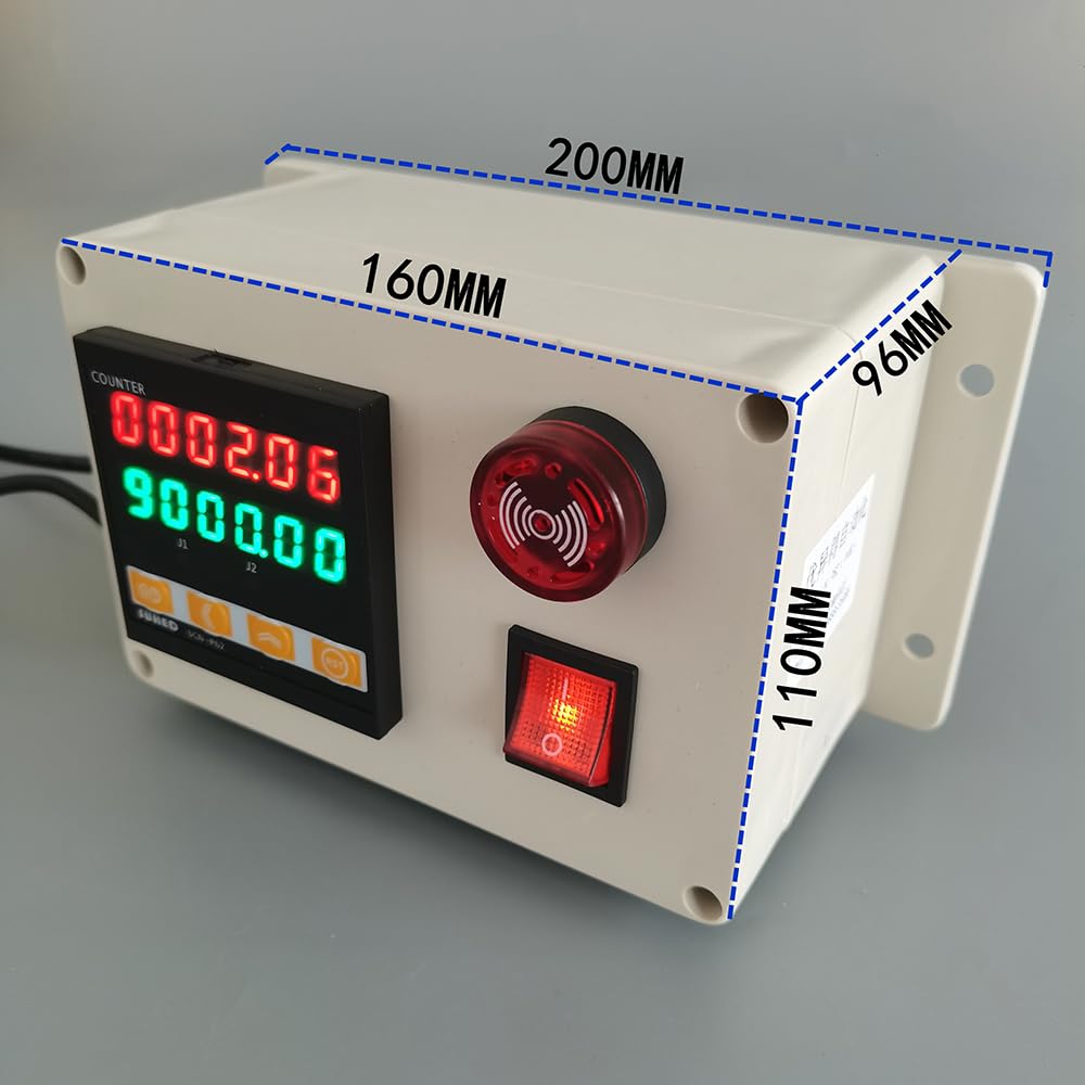 Contatore Digitale con Encoder rotativo 300PPR per la misurazione della Lunghezza di rotolamento delle Ruote, apparecchiatura di Prova di precisione per la misurazione e l'autom,