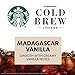 Starbucks Cold Brew Coffee Concentrate, Signature Black and Naturally Flavored Madagascar Vanilla, Multi-Serve, 2 Bottles (32 Fl Oz Each)