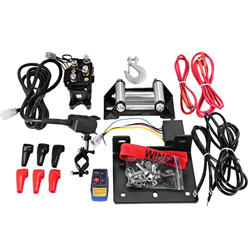 DOLUNTO Winche Eléctrico 12V para ATV SUV 3000LBS miniatura 6