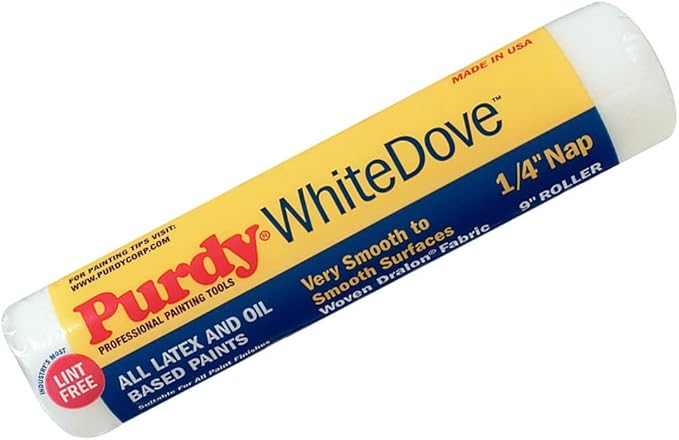 Purdy Corporation 144670093 White Dove Woven Fabric Roller Cover 9 X .5 In. For Sale Online | UK