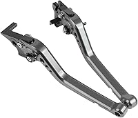 Vista 13 de DOUKI Para Bajaj Pulsar 200 NS 200 NS200 Todos los años Palancas de embrague de freno largo de motocicleta ajustable CNC Aluminio Palancas de freno