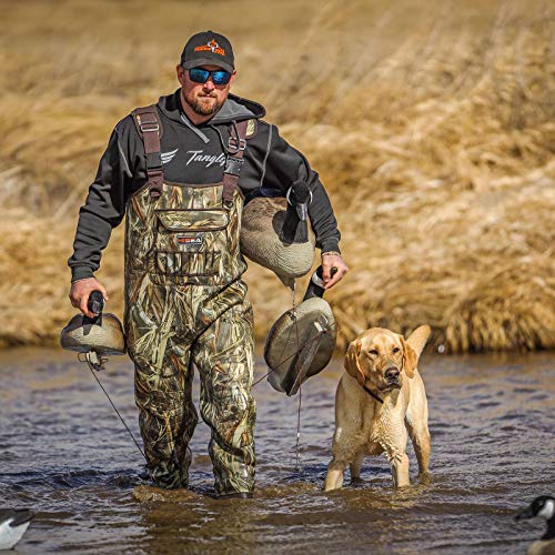 Image of Hisea Basics Neoprene Chest Waders Duck Hunting Bootfoot Waders for Men with Boots Waterproof Camo Fishing Waders