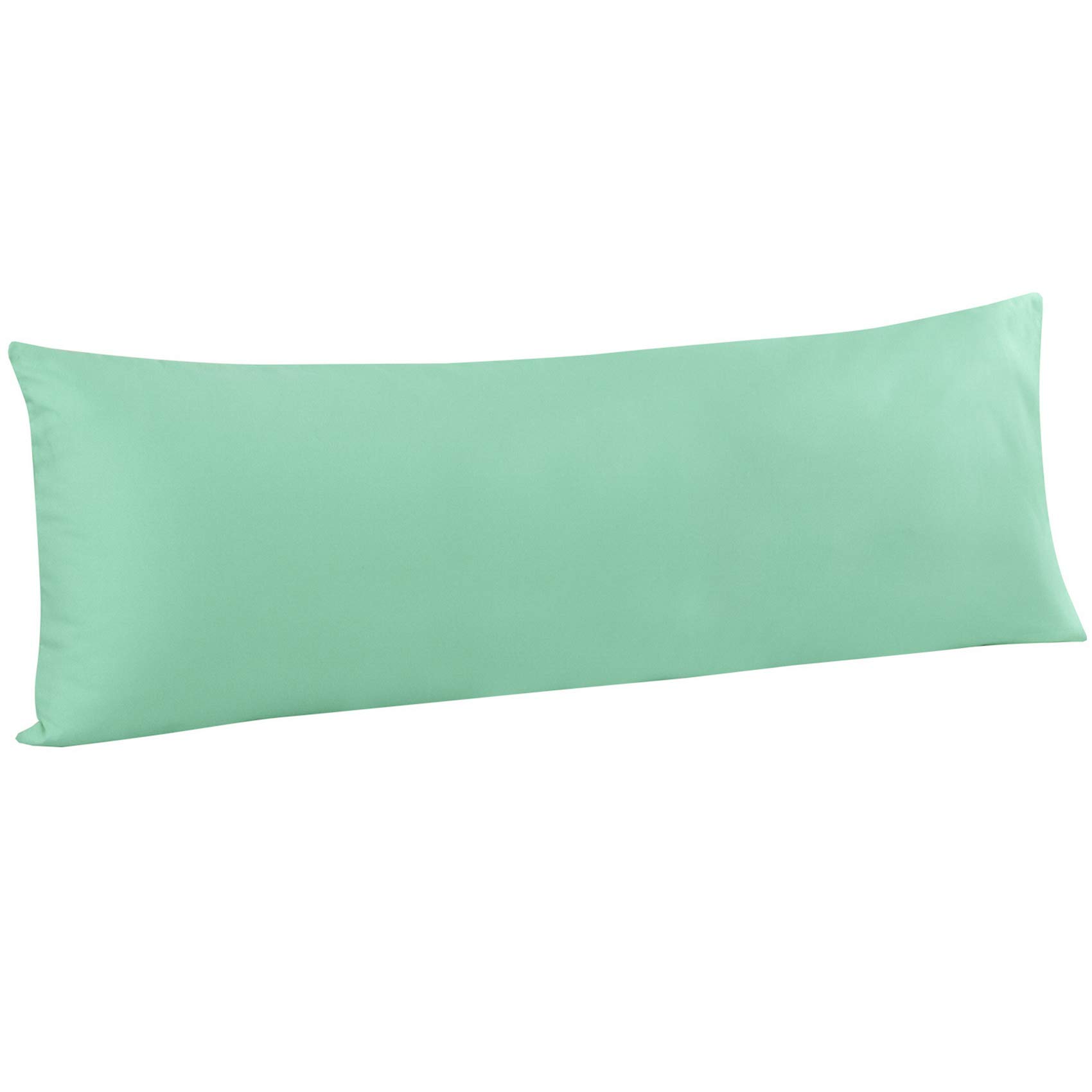 FLXXIE Microfiber Body Pillow Cover, Envelope Closure, Sea Green