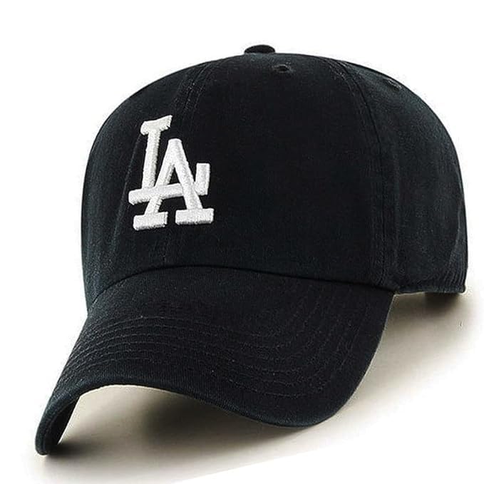 Gorra de béisbol unisex negra 100% algodón miniatura 2