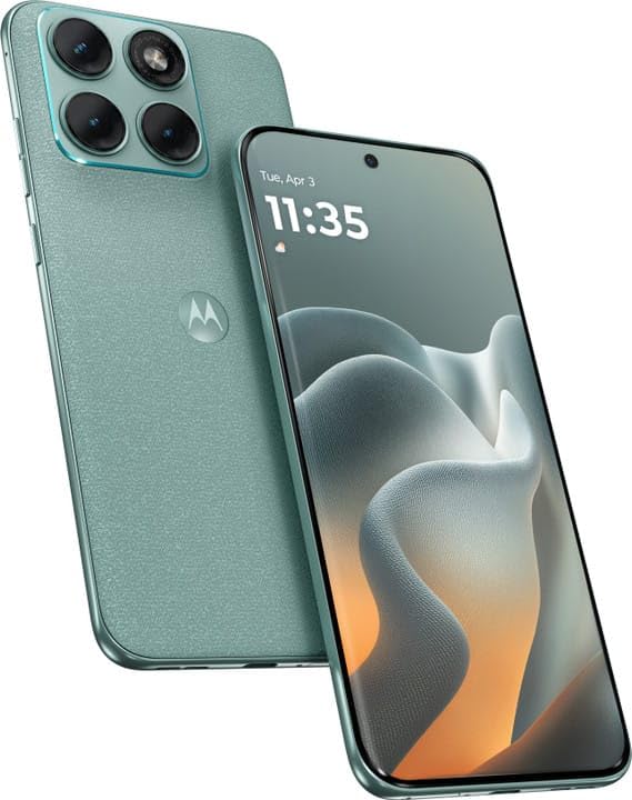 Image of Motorola Edge 70 Fusion 5G (Pantone Blue Surf, 8GB RAM, 128GB Storage) | AI Features | 6.78-inch 144Hz AMOLED | Snapdragon 7s Gen 4 | 50MP + 13MP Camera | 32MP Selfie | 7000mAh | 68W TurboPower