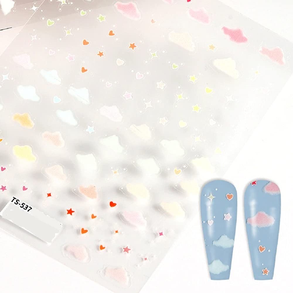 Naklejki 3D Kawaii Fruit Ultra cienka naklejka na paznokcie do manicure Design DIY żel polski urok ozdoby do paznokci (TS531) (Ts537)